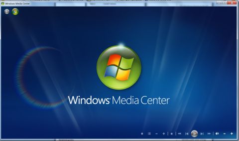 Заставка Windows Media Center