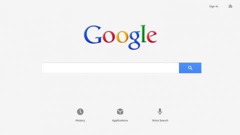 Google Search в Modern UI Windows 8
