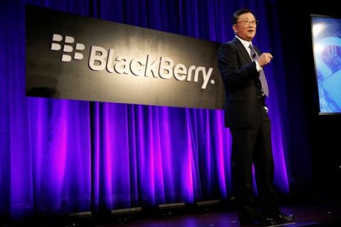  , CEO Blackberry (c) Mike Segar/Reuters