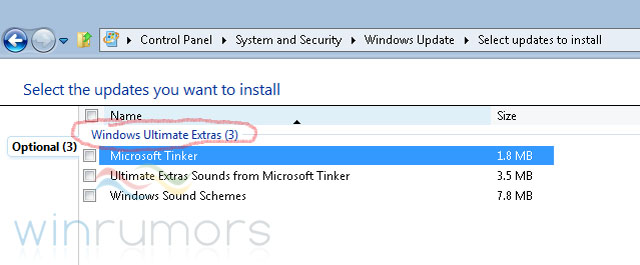 Windows Vista Ultimate Extras Sound Schemes