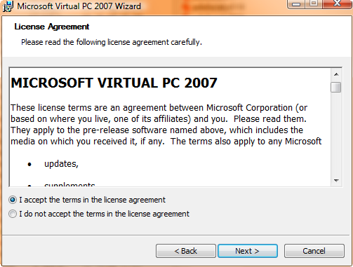 Virtual PC 2007