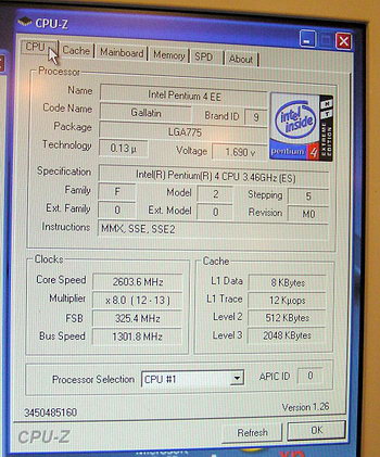 Kingston DDR2-866 CPUZ