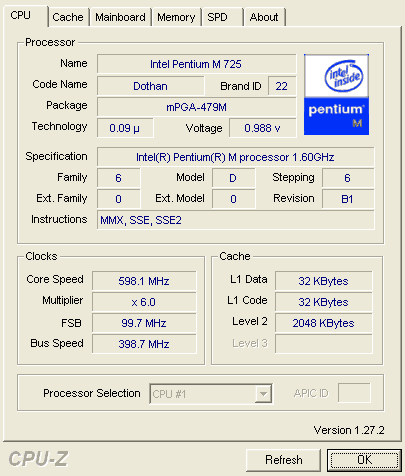 CPUZ CPU iRU Novia 3331