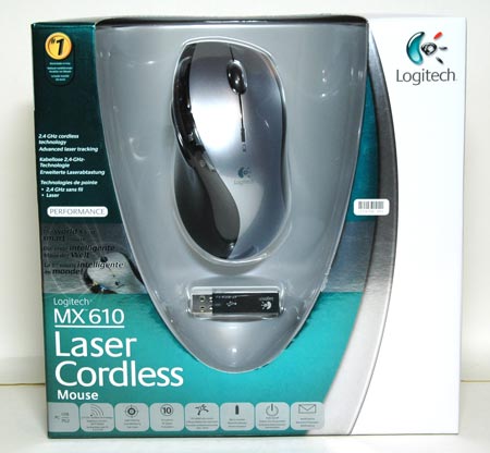     Logitech MX610 Laser Cordless Mouse