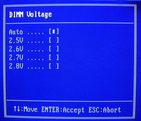 EPoX nf3 BIOS Dimm-Voltage
