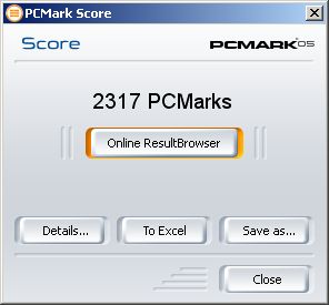 Futuremark PCMark 2005
