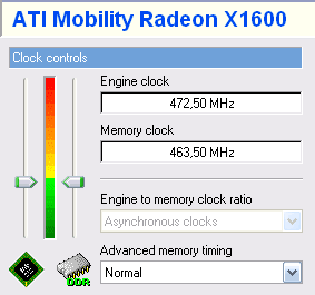 Acer Ferrari 5005WLHi:  ATI Mobility Radeon X1600