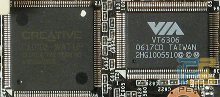 FireWire- VIA VT6306    Creative CA0106