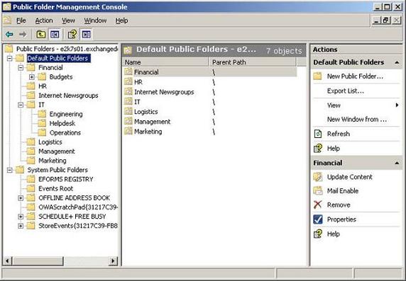  4:      Public Folder Management