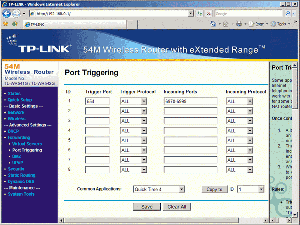 TP-Link TL-WR542G:   