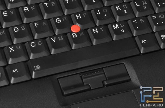 Lenovo ThinkPad T61: TrackPoint