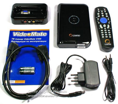 Комплектация COMPRO VideoMate V300