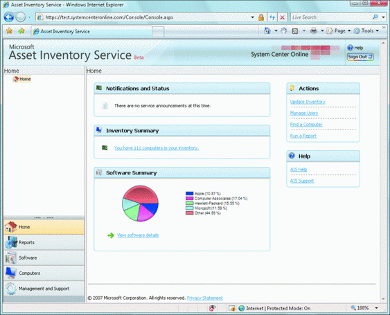 . 1 Microsoft Asset Inventory Service