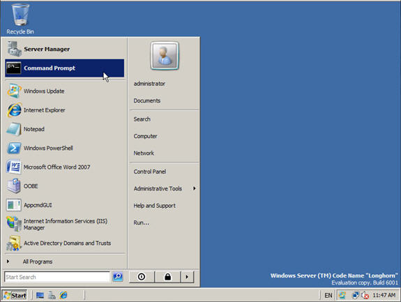  1.       Windows Server 2008