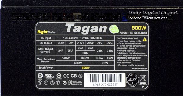 Tagan TG500-U33