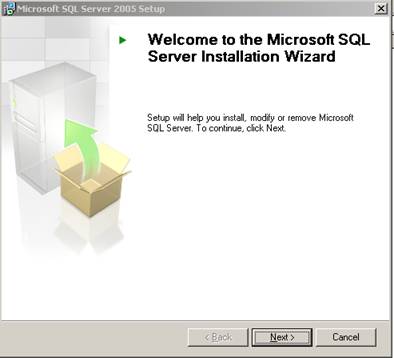  3:    SQL Installation Wizard