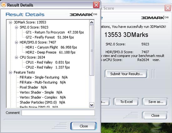   Gigabyte 9800GX2   3DMark 06   Core 2 Duo.