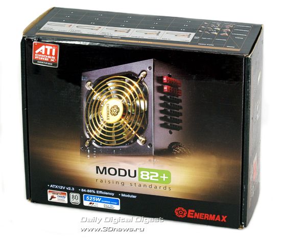 Модульный 525 Вт блок питания Enermax MODU82+ EMD525AWT