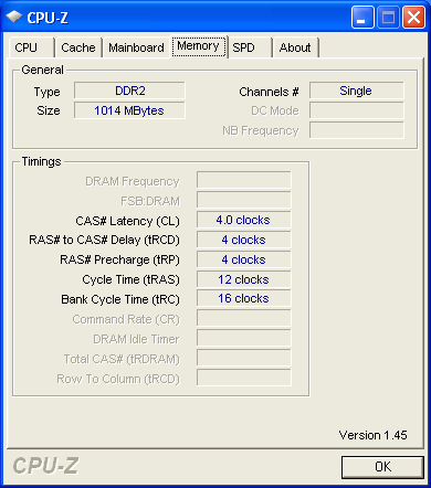 MSI Wind U100 - CPU-Z