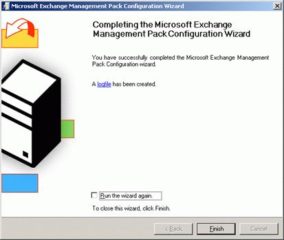  25:    Microsoft Exchange Management Pack Configuration Wizard