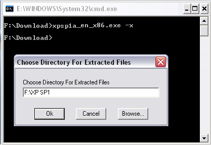 Extract SP1 files
